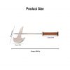 Late Medieval Full Tang Battle Axe with Leather Wrapped Handle