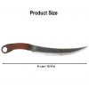 Medieval Huntsman Hand Forged Knife with Genuine Leather Sheath