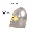 Medieval Sugar Loaf Helmet Crusader Knight helm 16 gauge