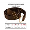 Handcrafted Leather Belt with Pure Solid Brass Ring Genuine Leathercraft