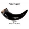 Roebuck Drinking Horn Engraved Handcrafted Genuine Ox Horn