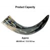 Medieval Viking Drinking Horn with Charred Specks Handcrafted Genuine Ox Horn