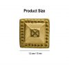 Elite Pure Solid Brass Leather Mounts Functional Set of 5