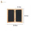 Roman Wax Tablet with Pure Brass Stylus Functional Wooden Accessory