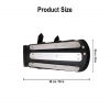 Genuine Leather Bracers With Splinted Metal Plates Arms Armor