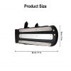 Genuine Leather Bracers With Splinted Metal Plates Arms Armor