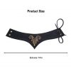 Medieval Leather Accessory with Antique Brass Mount