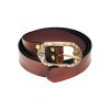 Handcrafted Genuine Leather Belt with Embossed Design