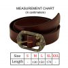 Handcrafted Genuine Leather Belt with Embossed Design