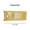 Medieval Lion Pure Solid Brass Belt End Chape Functional Belt Accessory