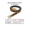 Medieval Leather Belt with Pure Brass Buckle and Chape