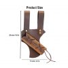 Medieval Leather Sword Frog with Adjustable Holder