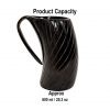 Medieval Viking Horn Tankard Beer Mug Handcrafted Genuine Ox Horn