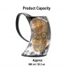 Medieval Viking Horn Tankard Beer Mug Handcrafted Genuine Ox Horn