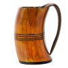 Medieval Viking Horn Tankard Beer Mug Handcrafted Genuine Ox Horn