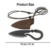Hand Forged Iron Viking Knife with Genuine Leather Sheath