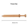 Roman Gladius Handcrafted Wooden Sword with Historical Design