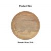 Medieval Wooden Plate Hand Crafted  Useful Hardwood Cutlery