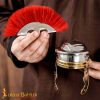Decorative Roman Centurion Mini Helmet with Wooden Stand