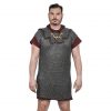 Flat Ring Roman Lorica Hamata, Riveted and Alternating, ID 9 mm, Mild Steel