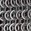 Flat Ring Roman Lorica Hamata, Riveted and Alternating, ID 9 mm, Mild Steel