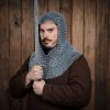 Round Ring Chainmail Classic Coif, Butted, ID 10 mm