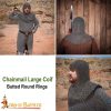 Round Ring Chainmail Classic Coif, Butted, 9 mm 16 gauge, Spring Steel
