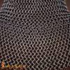 Round Ring Chainmail Classic Coif, Butted, 9 mm 16 gauge, Spring Steel