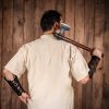 Fantasy Bracers Handcrafted Genuine Leathercraft for LARP and Cosplay