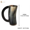 Medieval Viking Horn Tankard Beer Mug Handcrafted Genuine Ox Horn