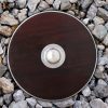 Viking Dark Warrior Functional Wooden Shield with Steel Umbo