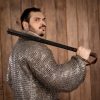 12th Century Bar Mace Hand Forged for Historical Reenactments