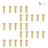 Pure Brass Mushroom Head 13mm Rivets Set of 25 Pieces
