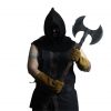 Viking Double Edged Axe with Carbon Steel Head