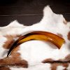 Drinking Horn with Brilliant Finish Handcrafted Genuine Ox Horn