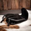 Medieval Sporran with Braided Tassels Handcrafted Genuine Leather