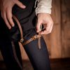Medieval Renaissance Genuine Leather Leg Garters