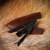 Late Medieval Swallow Tail Hunting Arrowhead with Genuine Leather Sheath