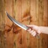 Medieval Huntsman Hand Forged Knife with Genuine Leather Sheath