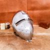 Medieval Klappvisor Bascinet Helmet with Padded Liner
