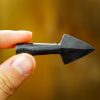 Medieval Hand Forged Arrowhead with Triangle Tip Set of Three