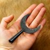 U Shaped Arrowhead Hand Forged Iron Functional Weapon Accessory
