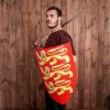 King Richard The Lionheart Decorative Steel Shield Royal Coat of Arms