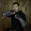 Medieval fantasy Bracers with Elbow and Hand Protection