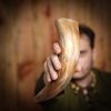 Medieval Viking Drinking Horn with Natural Finish Handcrafted Genuine Ox Horn