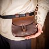 Medieval Handcrafted Genuine Leather Belt Bag