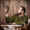Medieval Viking Drinking Horn with Burnt Design Handcrafted Genuine Ox Horn