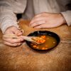 Medieval Functional Wooden Spoon Handmade from Genuine Wood