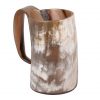 Medieval Viking Horn Tankard Beer Mug Handcrafted Genuine Ox Horn