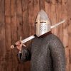 Medieval Sugar Loaf Helmet Crusader Knight helm 16 gauge